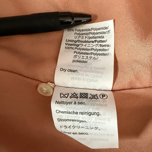 J.‎ Crew Velvet Wrap Dress Pink Long Sleeve Tie Waist Size 4 - Picture 8 of 8